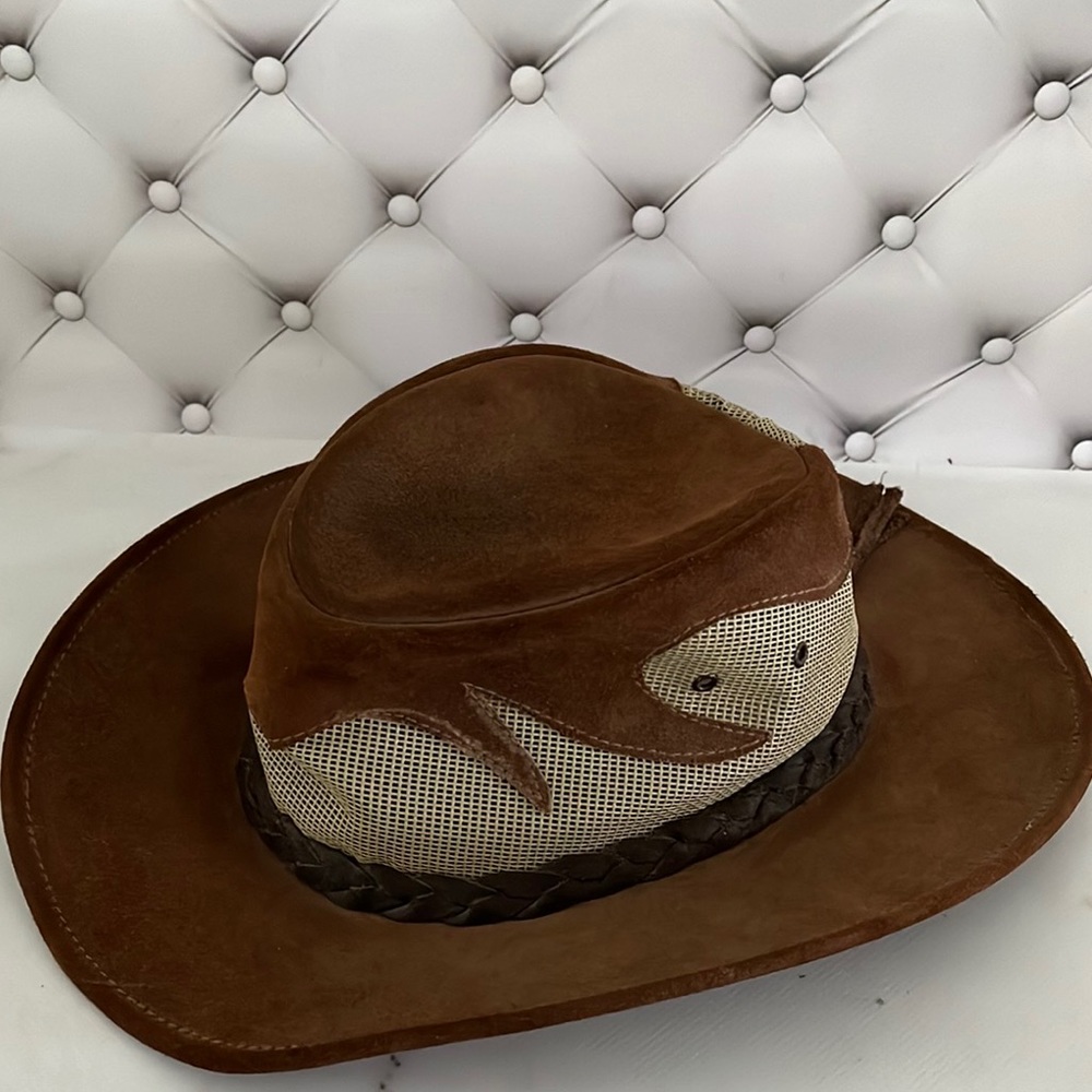 Christofer JOZY Australia’s Finest Leather Hats Size LG